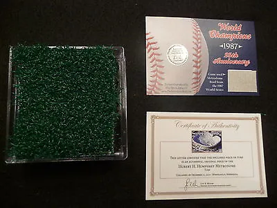 Minnesota Twins World Series Game Used Metrodome Turf N Roof! 1987 World Series • $12.99