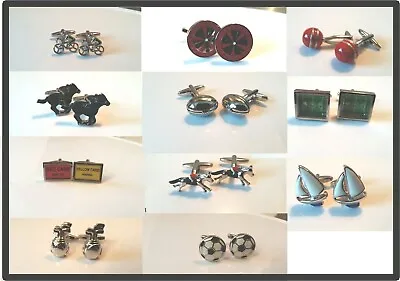 Cufflinks Sporting Theme • £4.49