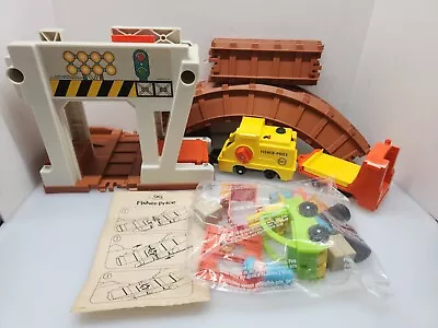 Vintage Fisher-Price Little People Lift&Load Railroad NOS Open Box Included  • $98.10