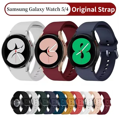 Silicone Strap For Samsung Galaxy Watch 5/pro/4 44/40mm Classic 46/42mm Band • $16.92