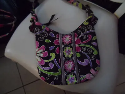 Vera Bradley Olivia Style Handbag In Purple Punch Pattern • $12.50