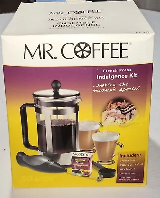 Vintage Mr. Coffee French Press Indulgence Kit 6 Pcs Never Used 2003 In Box • $39.99