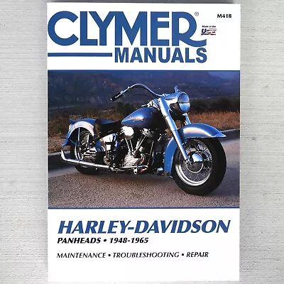 1948-1965 Harley Davidson Hydra Duo Electra Tour Glide CLYMER REPAIR MANUAL M418 • $34.95