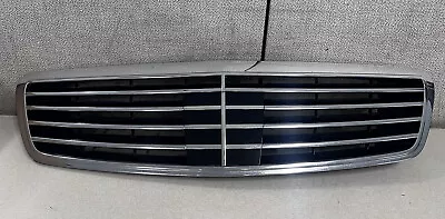 2000-2002 Mercedes-Benz S-Class W220 Front Upper Grille W/ Adaptive Cruise • $165