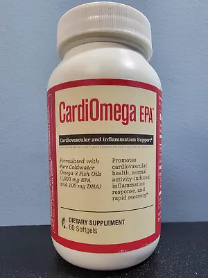 Melaleuca CardiOmega EPA Cardiovascular Support 60 Softgels - New! Exp 7/2024 • $13.95