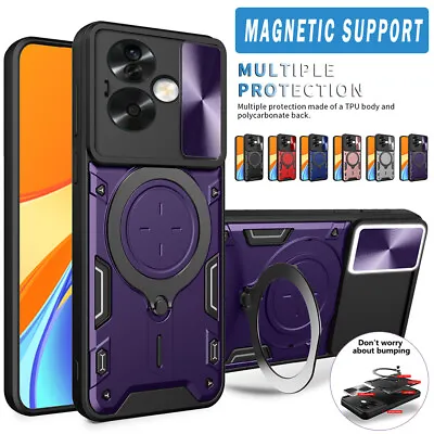 For OPPO A18 A38 A58 A78 A79 A98 A17 Reno10 8 Case Shockproof Hybrid Ring Cove • $9.99