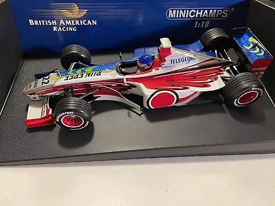 1/18 Minichamps Jacques Villeneuve 1999 BAR-Supertec 01 Lucky Strike/555 Livery • $120