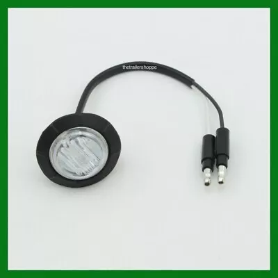 Maxxima Marker Clearance  6 LED Light 1-1/4  Round Red Clear Lens Grommet Mount • $12.25