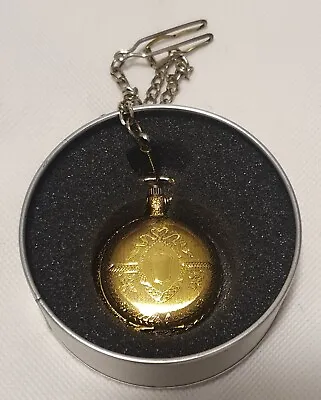 ALETHIOMETER COCA COLA Golden Screens PROMOTION RARE GOLDEN COMPASS POCKET WATCH • £64.99