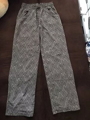 $8.70 • Buy Women's Freestyle Revolution Brown Black Patterned Lounge Pants Size Large