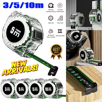 Measure Fluorescent Steel Tape Measure Precision Measuring Tape 5/7.5/10 Metric • $15.09