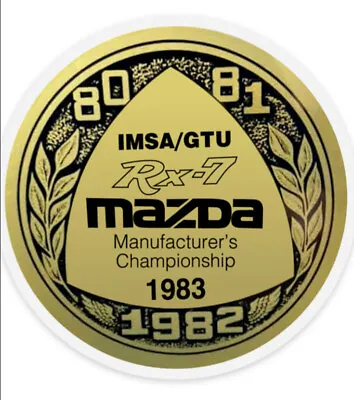 1983 Mazda Rx-7 Racing Sticker. Sticks To The Inside Of Glass. 3.5”x 3.5” • $9.99