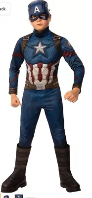 Rubie's Official Marvel Avengers Endgame Captian America Classic Childs 8-10yrs • £8