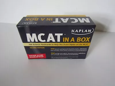 Kaplan MCAT 700 Science Flashcards In Box Physics Chemistry Bilogy • $13.99