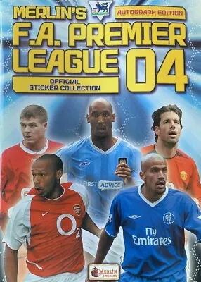 £5 • Buy Merlin Premier League 04 Stickers (301-578) - Complete Your Collection