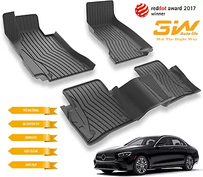 3W Floor Mats For Benz E-Class 2017-2022 Sedan Only E300 E320 E400 E350 E63 E550 • $110.99