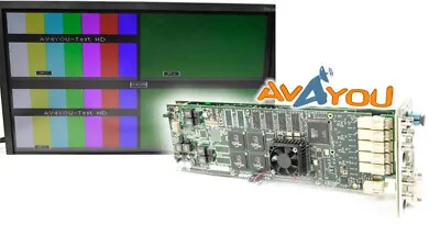 Evertz 7767VIP4-HSN 4 Input HD/SD/Analog/DVI HD Multiviewer + 3RU Backplane • $167