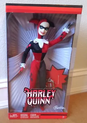 NEW 2005 MATTEL DC COMICS HARLEY QUINN BARBIE DOLL #H7616 W/KEYCHAIN • $84.91