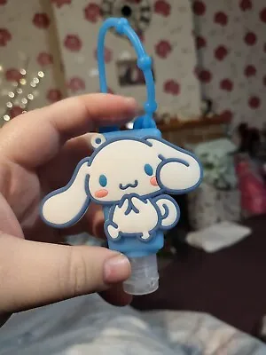 Cinnamoroll Sanrio Reusable Hand Sanitiser Bottle Dispenser Keychain Keyring • £2