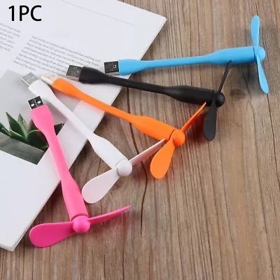 $3.28 • Buy Fan Portable For Computer Travel Fan Mini Flexible Neck USB Fans Cooling Fan