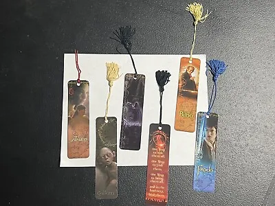 Lord Of The Rings Original 2001 Bookmark X 5 Lot • £28.91