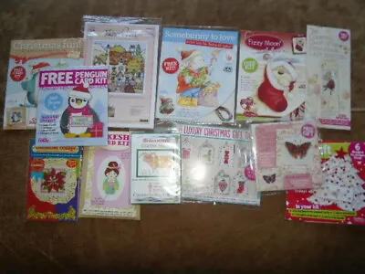 £4.25 • Buy Cross Stitch Mini Kits Select From DMC, Fizzy Moon, Edwardian Lady, Christmas