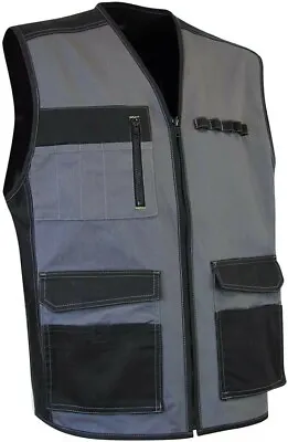 £24.99 • Buy LMA Etain 503500 Work Gilet Vest Sleeveless Jacket Grey/Black XXL