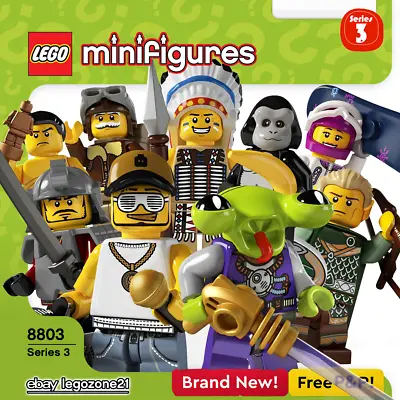 £6.99 • Buy Lego Minifigures Series 3 — 8803 — Pick Your Own / Brand New, Free P&p