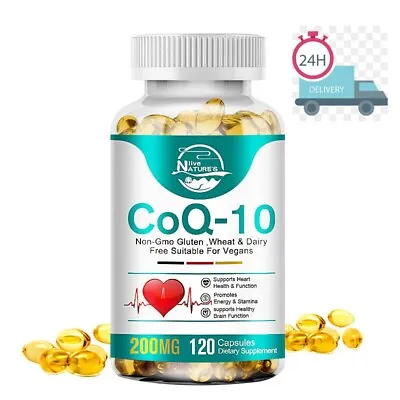 Ultra CoQ10 Capsules 200mg - 3x Better Absorption Promote Heart Health 120 Caps • $12.65