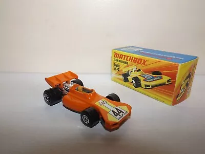 Matchbox S/f No. 24-b Team Matchbox Racer Rare Orange Body Mib • $155.50