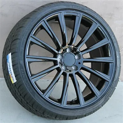 Set(4) Staggered Wheels/tires 20x8.5/9.5 5x112 Benz E S Slk Clk S500 Cl550 E350 • $1749.15