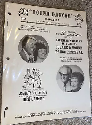 “Round Dancer” Magazine December 1975 -  Book 206 - Square Dancing • $6.97