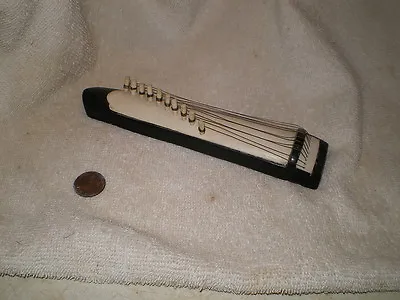 Miniature Asian Musical Instrument 10 Strings Vintage • $40