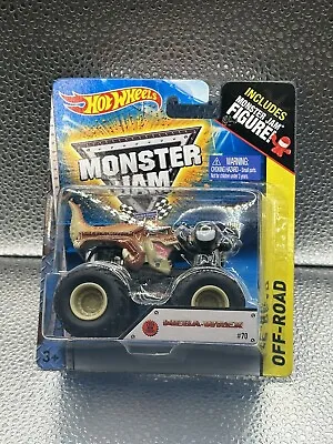 Hot Wheels Monster Jam Truck 1/64 Dinosaur Mega-Wrex W/ Monster Jam Figure New • $11.99