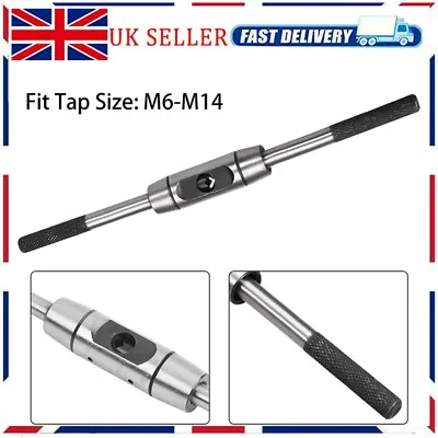 Industrial Tap Wrench Handle Adjustable Bar Taps Holder Reamer Wrench M6-M14 NEW • £9.88