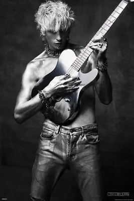 MACHINE GUN KELLY - SHIRTLESS WITH GUITAR - POSTER 24x36 - 54679 • $10.93