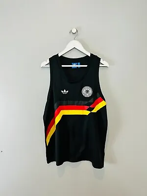 £12 • Buy Germany Training Vest - L - Original Vintage Adidas Football Shirt