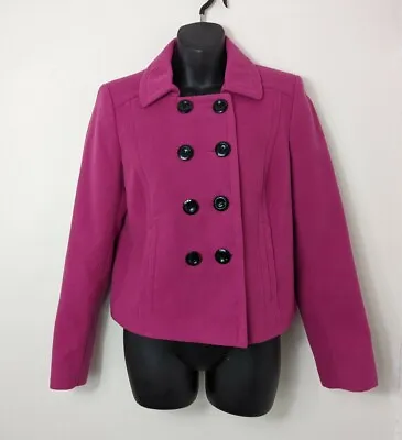 M & S Fuschia Coat Size 12 • $19.88