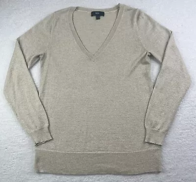 Mossimo Women’s Long Sleeve V-Neck Sweater Tan Size Large • $6.50