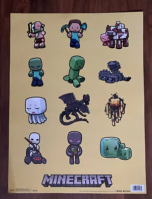 Trends International Minecraft - Gaming Poster / Print (characters) 24” X 18” • £25.65