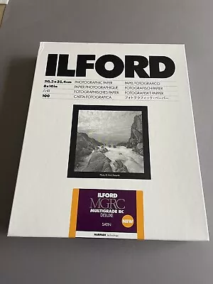 Ilford Multigrade Deluxe RC Satin 8x10  (20.3x25.4cm) - 100 Sheets • £80