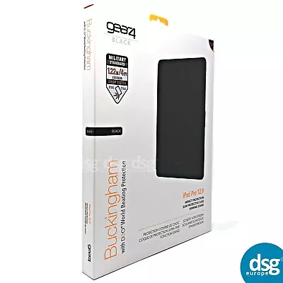 £20 • Buy Gear4 Buckingham Apple IPad Pro 12.9” Protective Tablet Case Cover Black 1st Gen