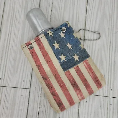 TOTE+ABLE American Flag 4 Oz. Flask And Shot Glass Eco-Friendly Made Is USA • $5.99