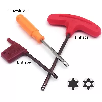 T4 To T30 Six Lobe Torx Tamper Proof Security Bolt Screwdriver Screw Driver Key • £2.39