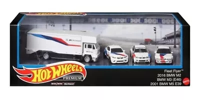 Hot Wheels BMW Premium Garage Diorama Set Box M3 E46 M5 E39 M Team Series NEW • $79