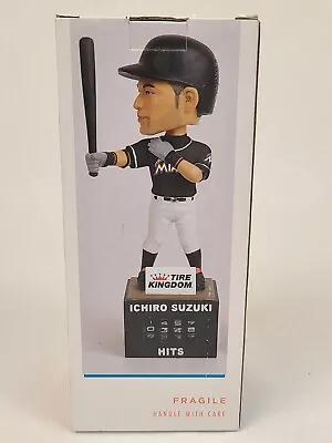 Ichiro Suzuki Miami Marlins Bobblehead Hit Counter 2016 Brand New In Box Nodder • $47.99