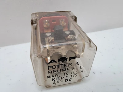 $9.69 • Buy Potter & Brumfield 24V DC Relay Vintage USA Untested Condition