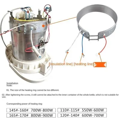 Heating Ring Boiling Kettle Heating Element Heating Plate Water Heating Ring • $29.03