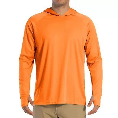 UPF50+ Men's Long Sleeve Fishing Shirts UV Protection Hoodie Casual Sport Shirts • $18.03