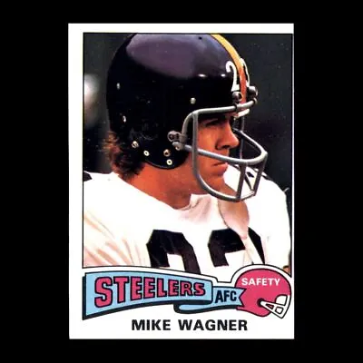 Mike Wagner 1975 Topps Pittsburgh Steelers #153 Great Condition! • $3.49